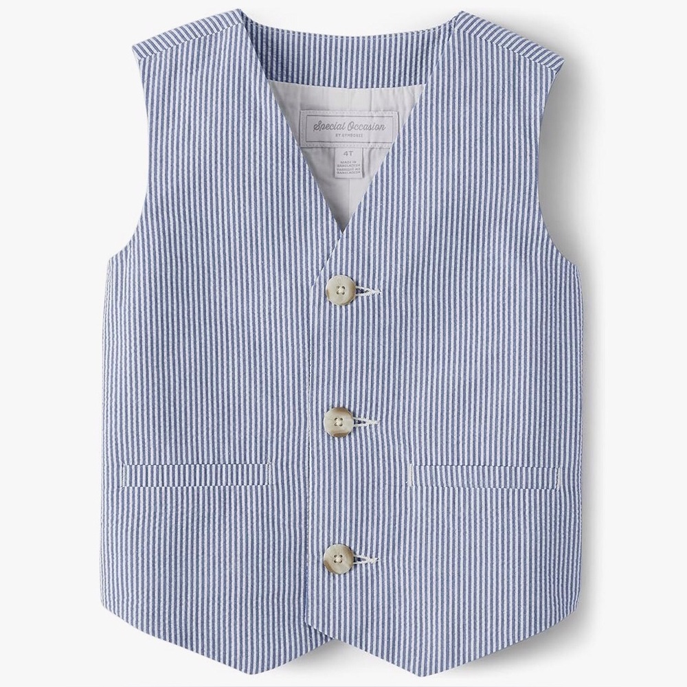 Gymboree Special Occasion Pinstripe Vest